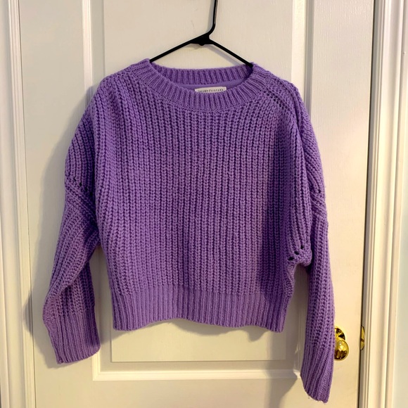seven sisters Sweaters - SEVEN SISTERS knit lilac sweater